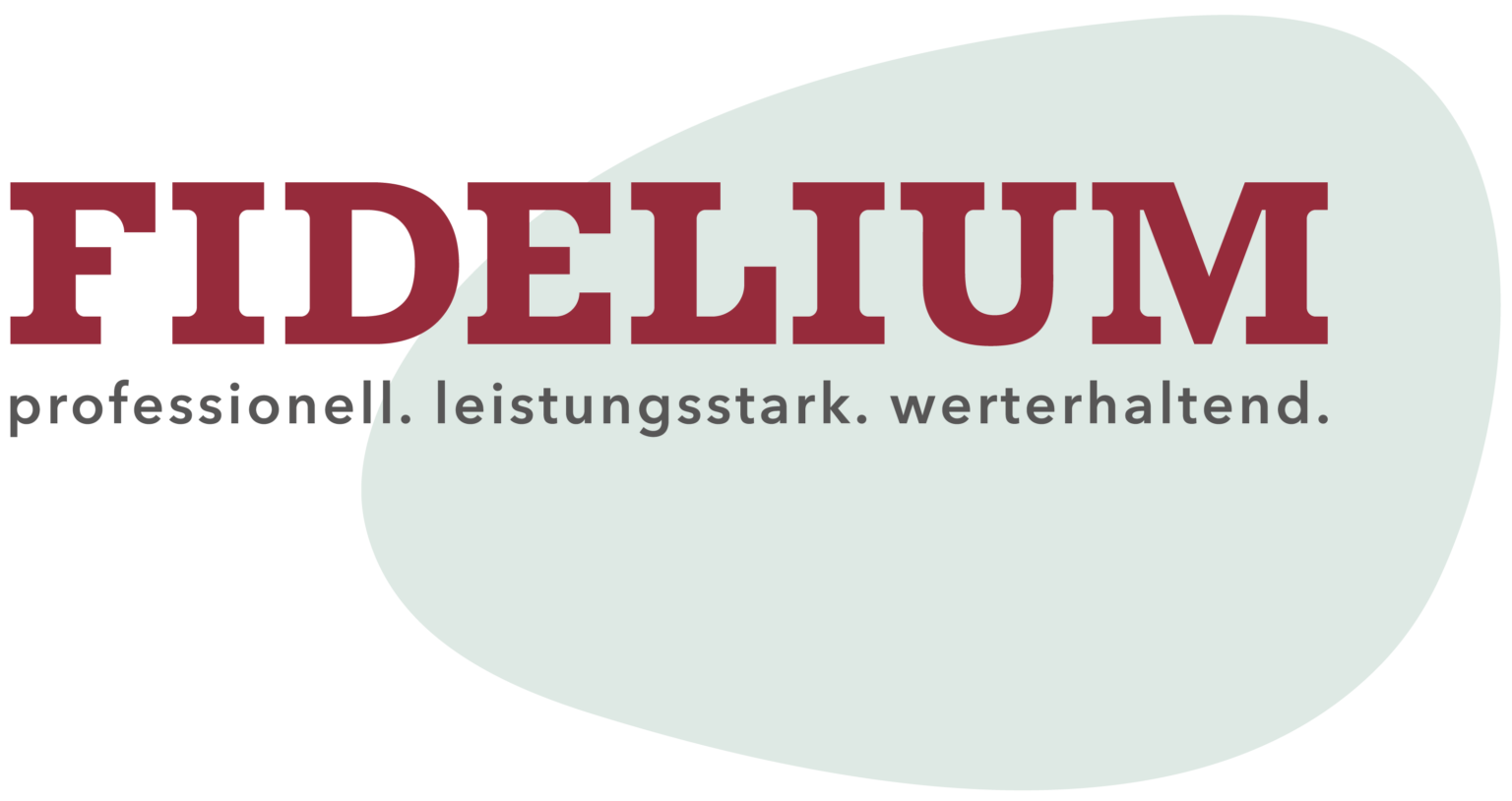FIDELIUM - professionell. leistungsstark. werterhaltend - Logo